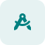 Icono de compás utilizado para representar el diseño y la precisión en la medición de piezas dentro de Trazor.