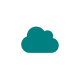 Icono de nube que representa el almacenamiento de datos o la sincronización en la nube.